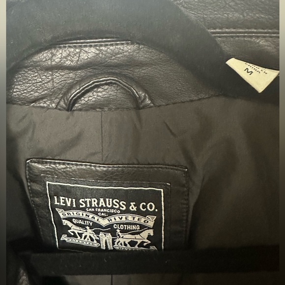 COPY - Levi Faux Leather Jacket - Picture 2 of 3